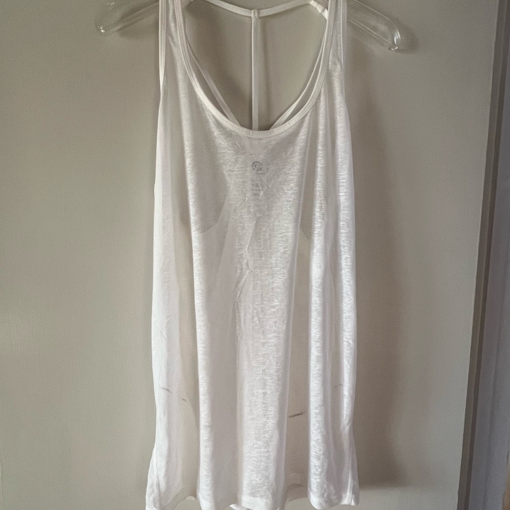 CHAMPION White Lightweight Sleeveless Athletic Tank Top. NWOT. Large.